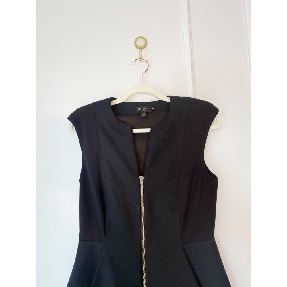 Ted Baker Black Zipper Dress - Picture 5 of 10